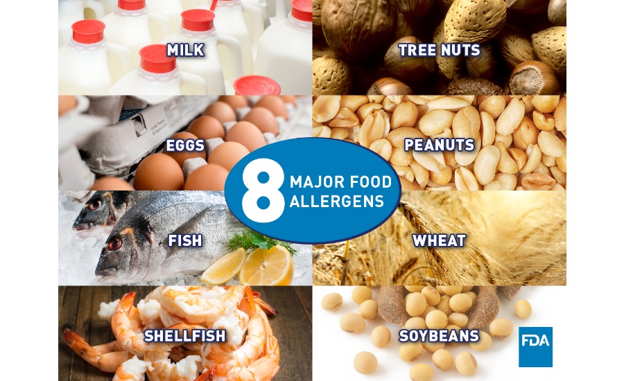 FDA major food allergens