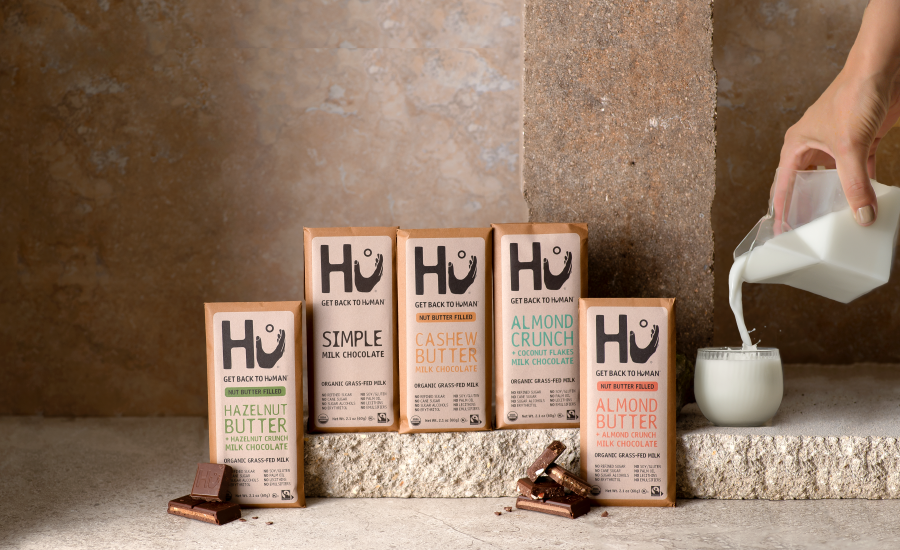 Hu debuts Organic Grass-Fed Milk Chocolate bars