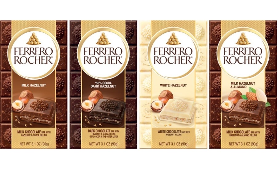 Ferrero Rocher debuts line of premium chocolate bars