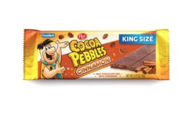 Frankford Candy, PEBBLES launch king-sized cinnamon milk chocolate bar