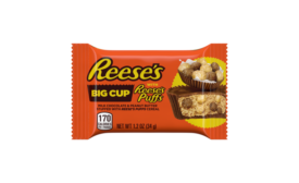 Reese's Big Cup introduces Big Cup stuffed with Reese's Puffs Cereal