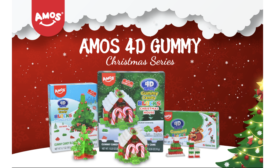 Amos Sweets debuts 4D Gummy Christmas series