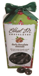 Ethel M dark chocolate almonds