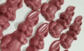 Ruby chocolate bunnies