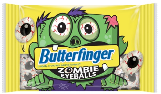 Butterfinger Zombie Eyeballs