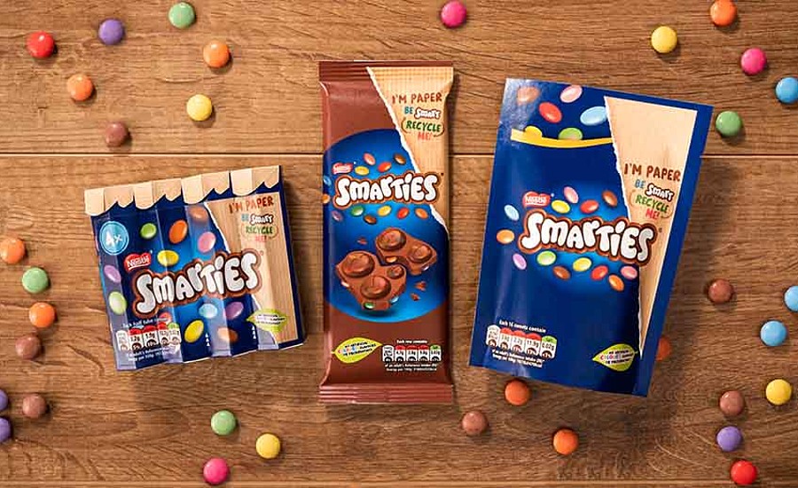 Nestle Smarties packaging