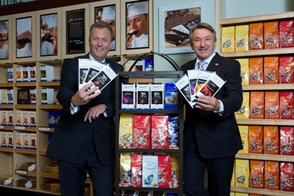 Thomas Lindemayer (left), president of Lindt USA, and Ernst Tanner, chairman of Lindt & StrÃ?Â¼ngli at the Lindt USAÃ¢??s retail shop in Stratham, N.H in 2009.