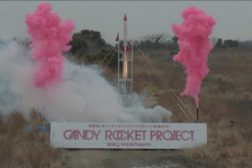 Candy fueled rocket