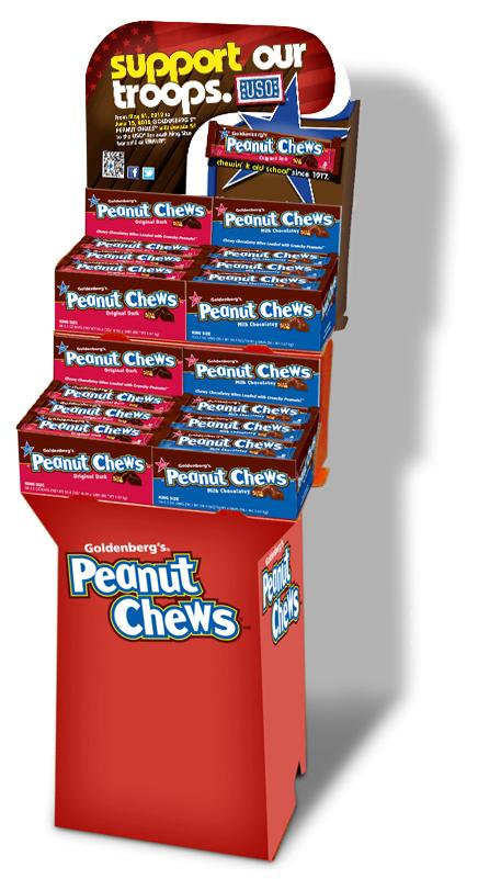peanut chews support our troops