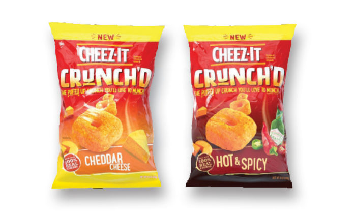 Cheez It Crunch D Cheddar Cheese And Hot Spicy Crunchy Puffs